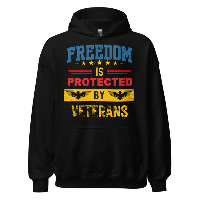 Freedom is protected by veterans , veterans day