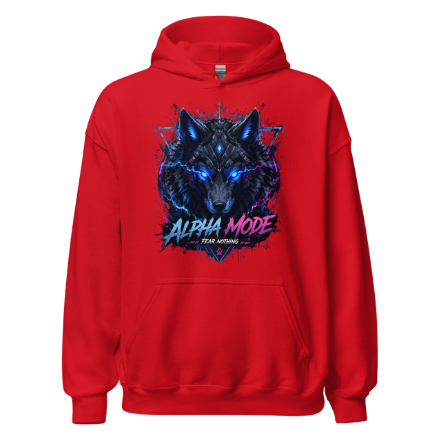 Cyber Wolf – Alpha Mode Unisex Heavy Blend Hoodie