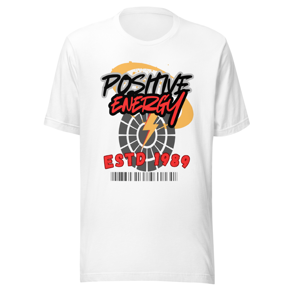 Positive Energy Floral Graphic Unisex T-shirt 