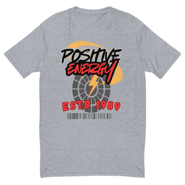 Positive Energy Casual Graphic Men's Fitted TShirt
