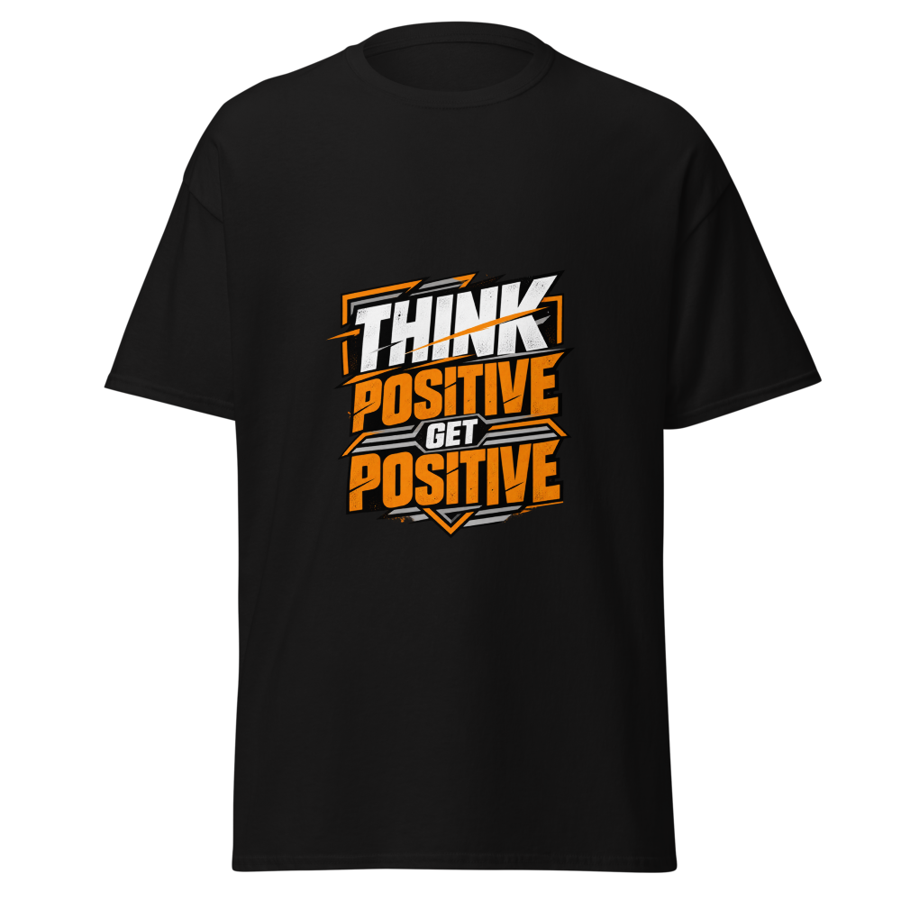 Think Positive Get Positive – Motivational Graphic