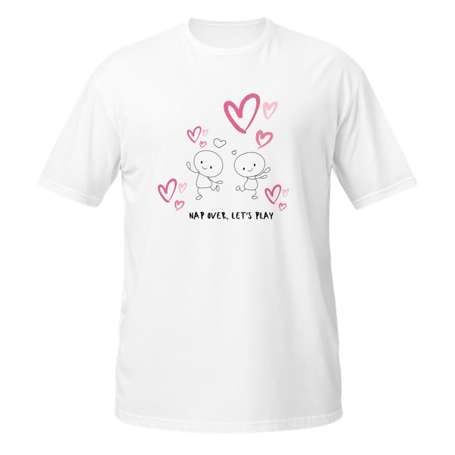 Nap Over, Playtime | Stickman Minimalist T-Shirt