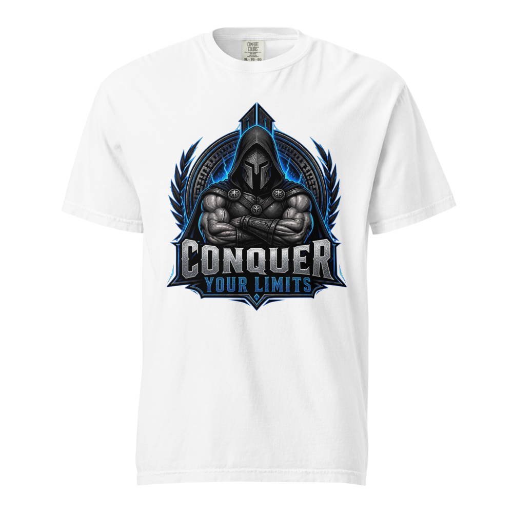 Conquer Your Limits - Motivational Gym T-Shirt