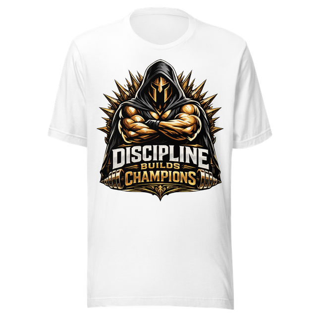 Discipline Builds Champion Motivational T-Shirt