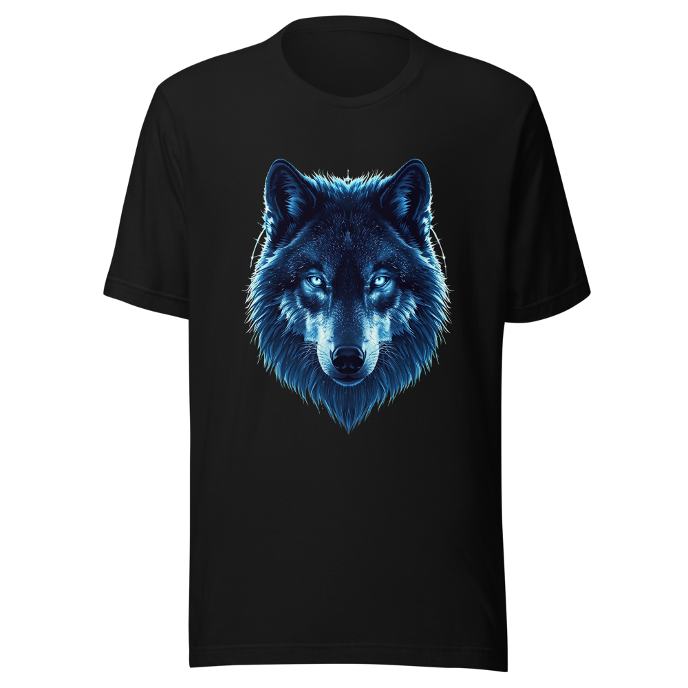 Celestial Blue Wolf T-Shirt