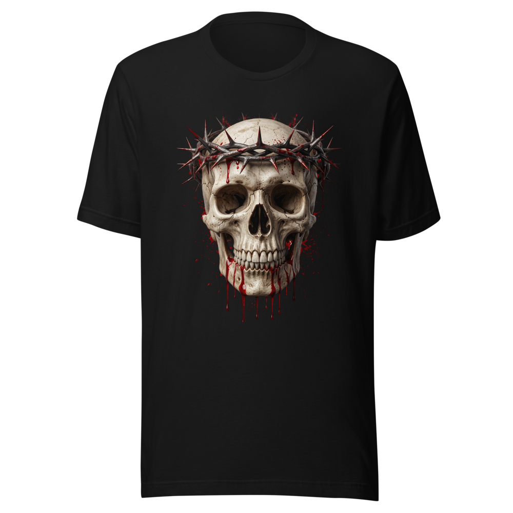 Dark gothic Skull T-Shirt design
