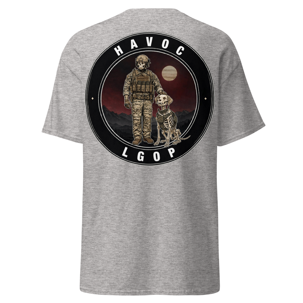 HAVOC LGOP Tee — Sport Grey
