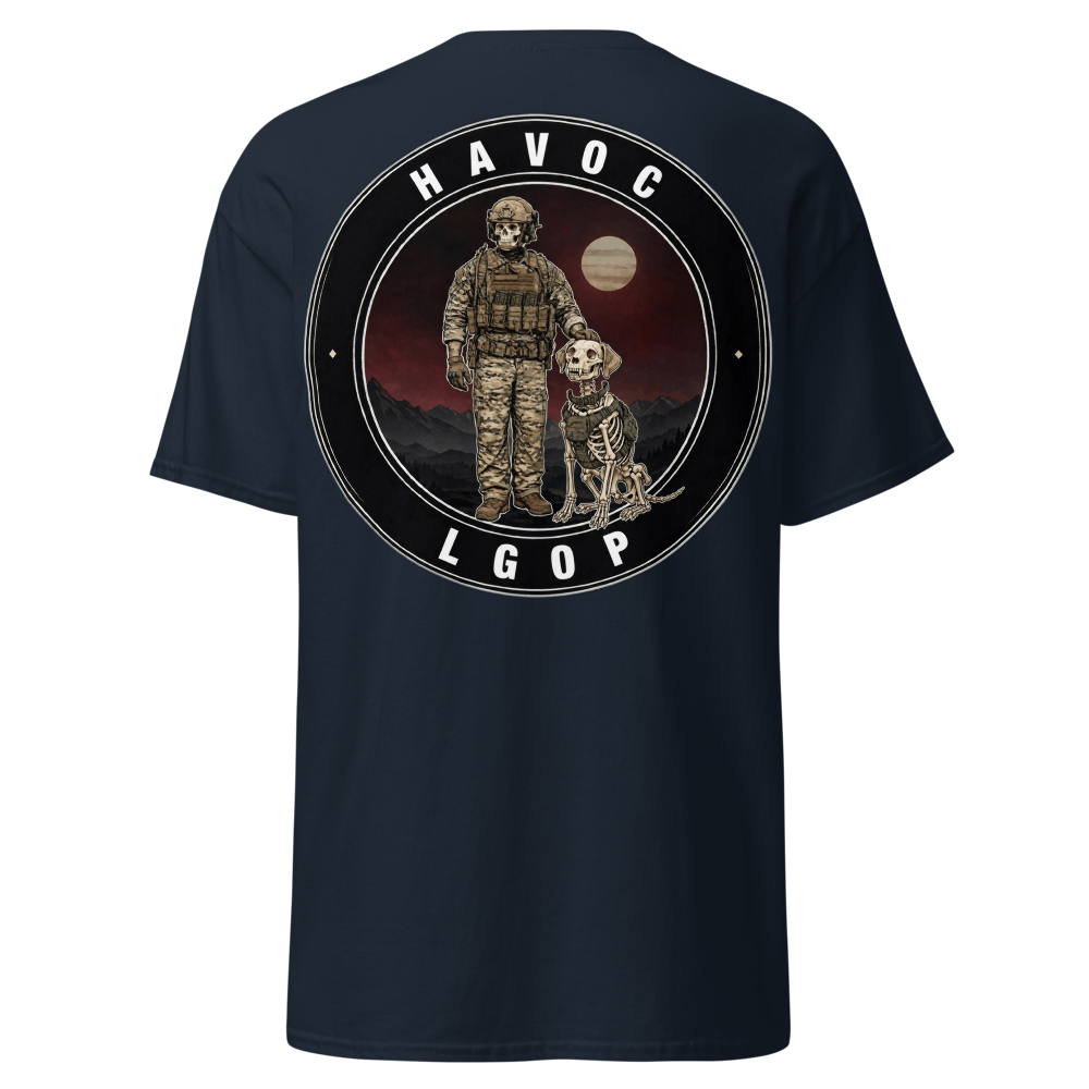 HAVOC LGOP Tee — Navy