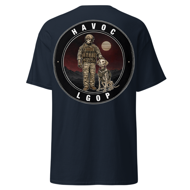 HAVOC LGOP Tee — Navy