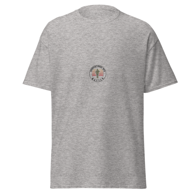 Conventional Ops Matter Tee — Light Grey