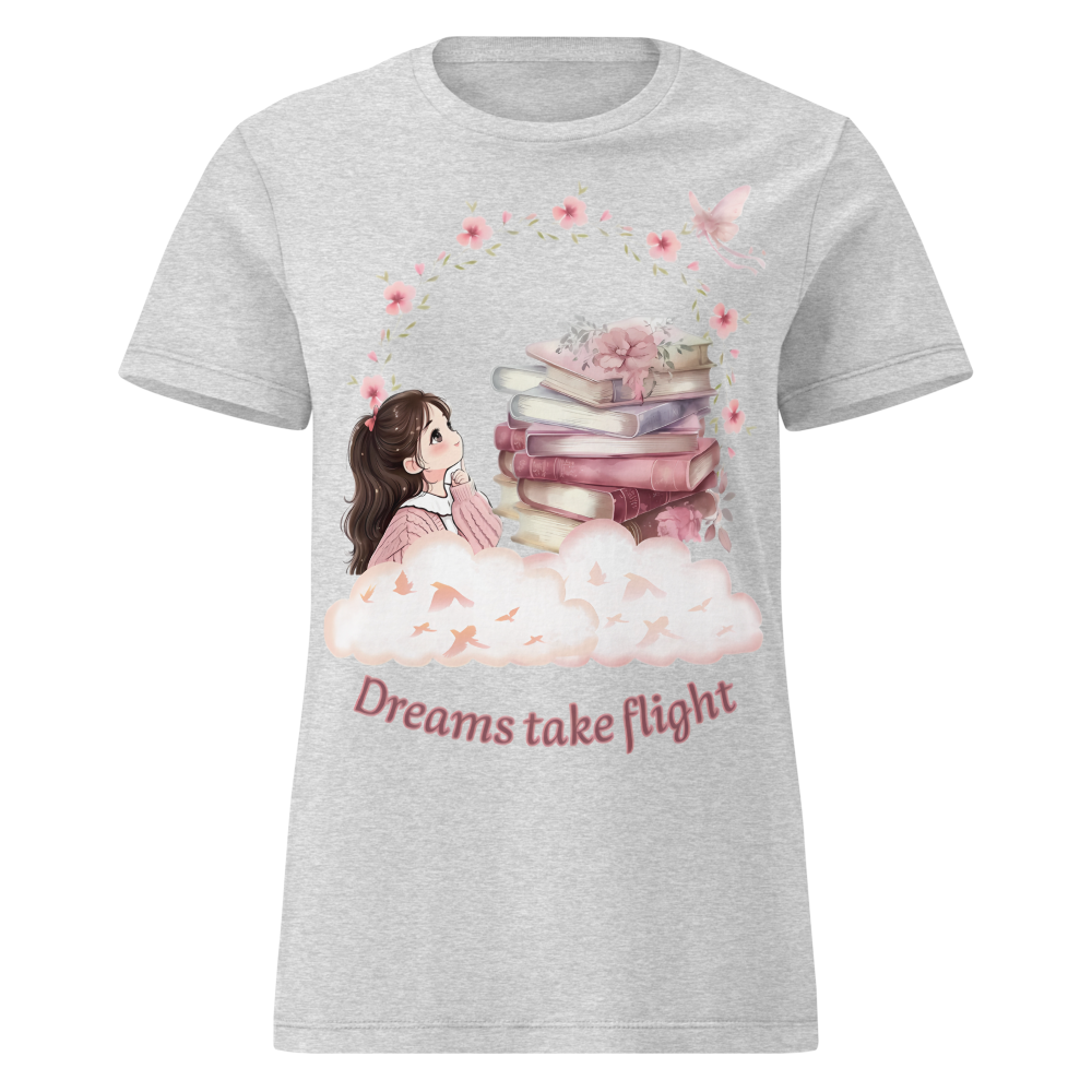 Dreams Take Flight - Cute Girl Reading Books 