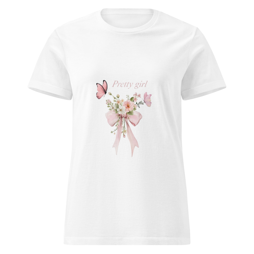 Pretty Girl Pink Watercolor Floral Bouquet & Butte