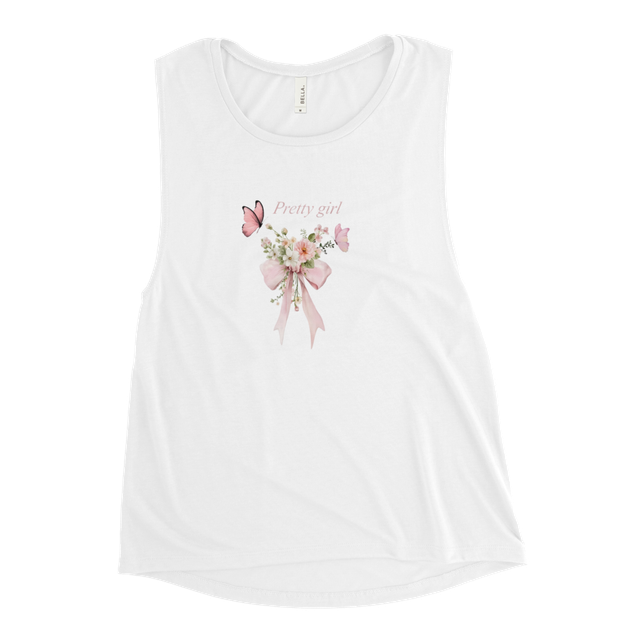 Pretty Girl Pink Watercolor Floral Bouquet & Butte