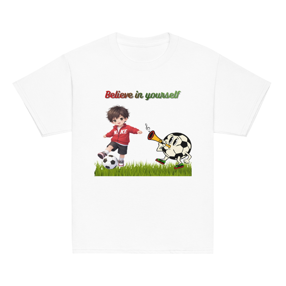 Believe In Yourself Soccer Boy