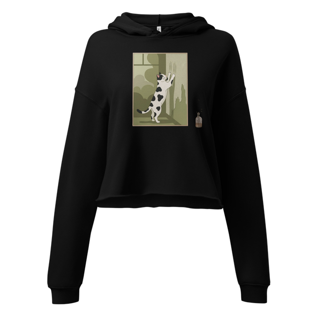 Women's cropped hoodie