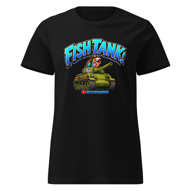 Ladies Armoured Fish Tank Tee Black