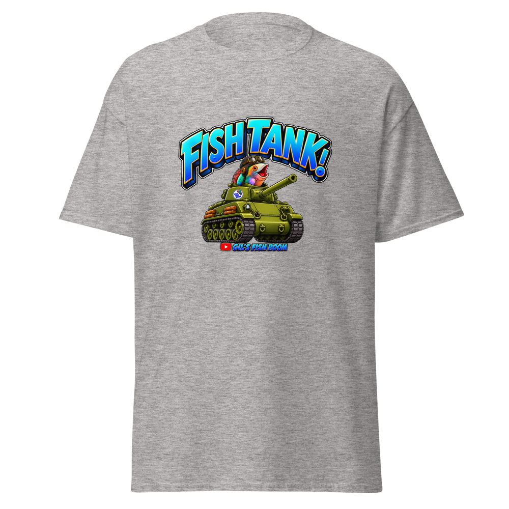 Mens Armoured Fish Tank Tee Grey
