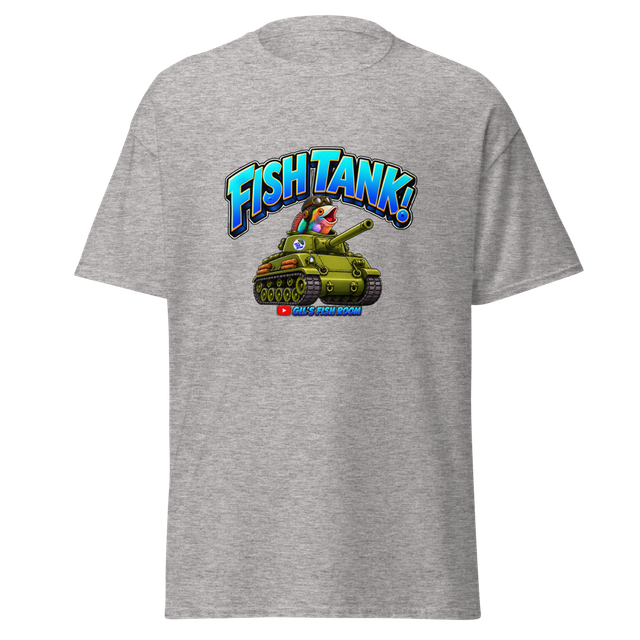 Mens Armoured Fish Tank Tee Grey