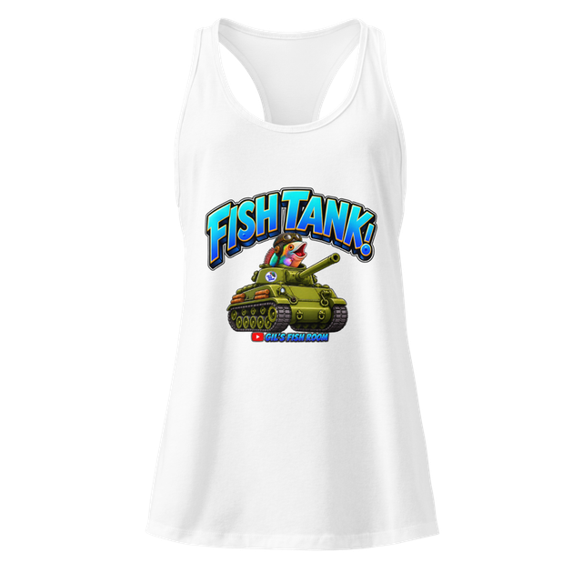 Ladies Armoured Fish Tank Top White