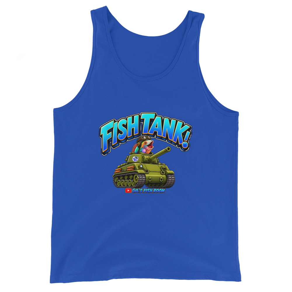 Armoured Fish Tank Top Blue