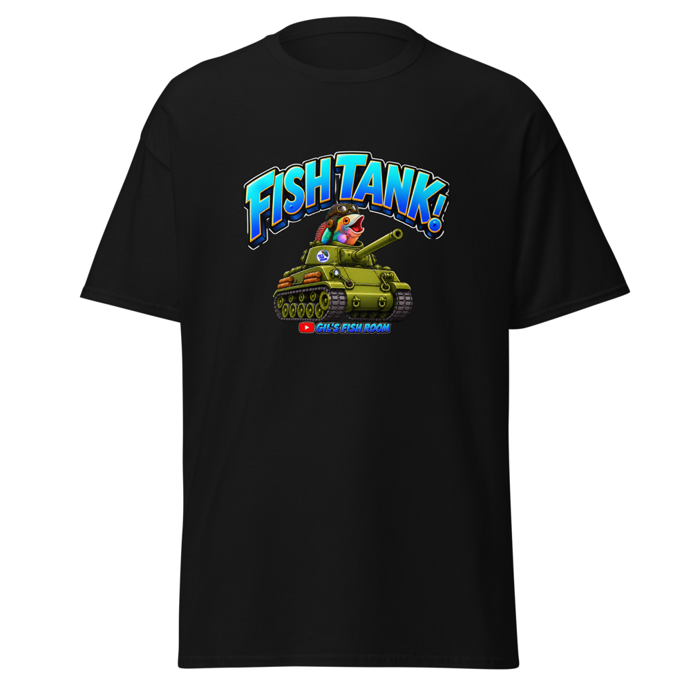 Mens Armoured Fish Tank Tee Black