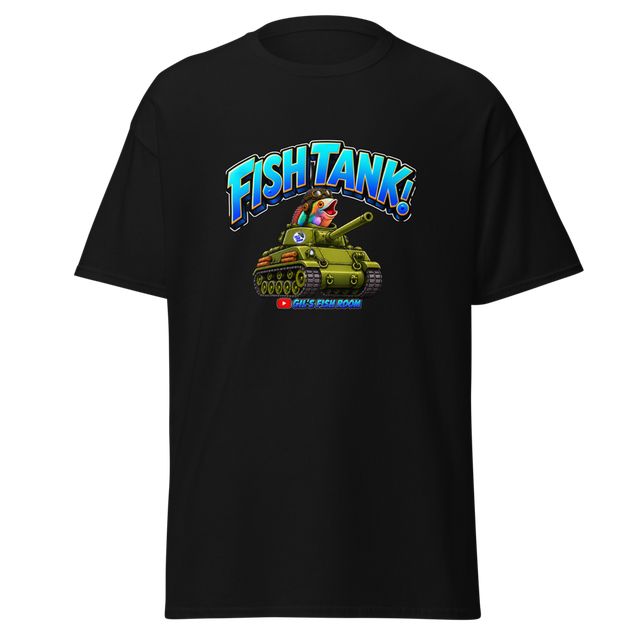 Mens Armoured Fish Tank Tee Black