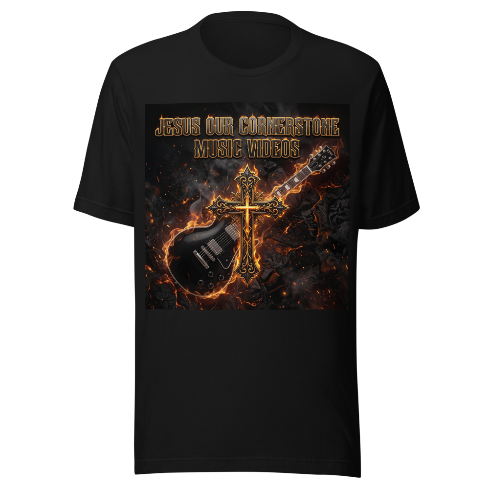 Jesus Our Cornerstone - Heavy Metal Praise Tee