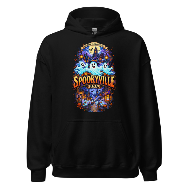 Spookyville USA Hoodie – Where Every Night Is Hall
