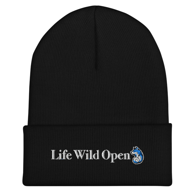 Life Wild Open Cuffed Beanie
