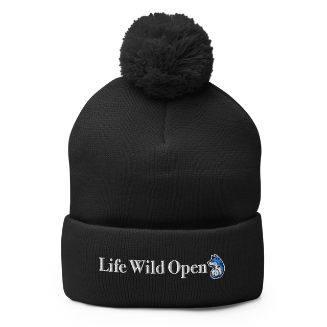 Life Wild Open Pom-Pom Beanie