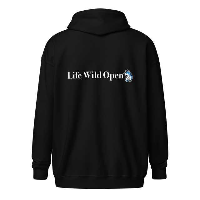 Life Wild Open Unisex Heavy Blend Zip Hoodie