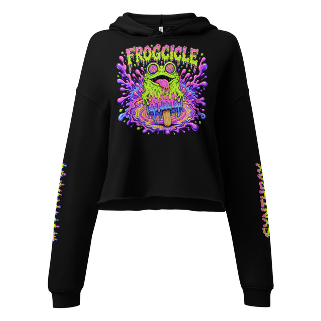 Frogcicle Women's Cropped Hoodie