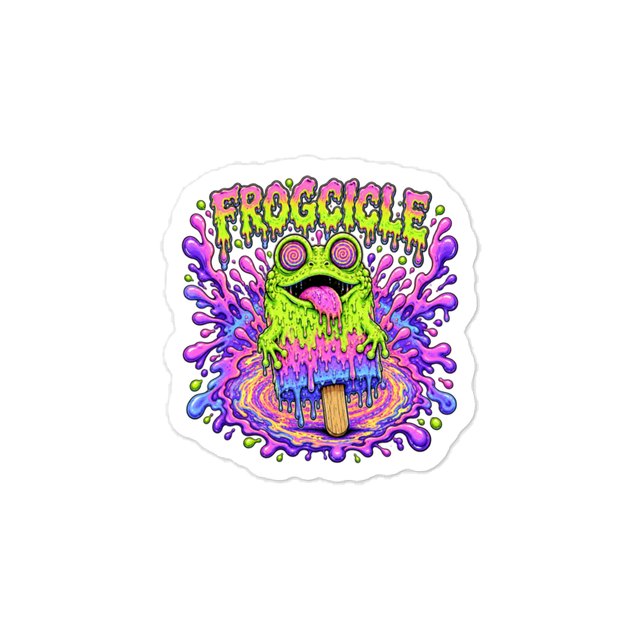 Frogcicle Sticker