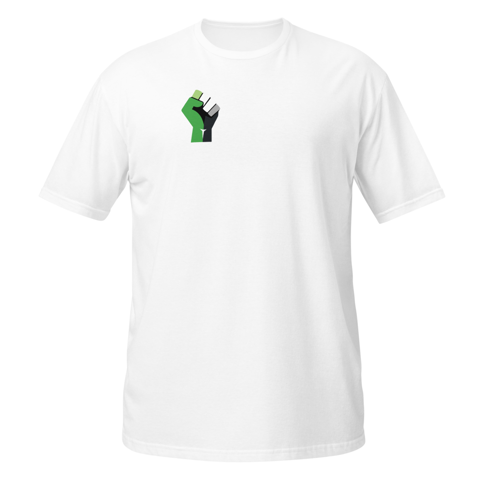 aromantic raised fist