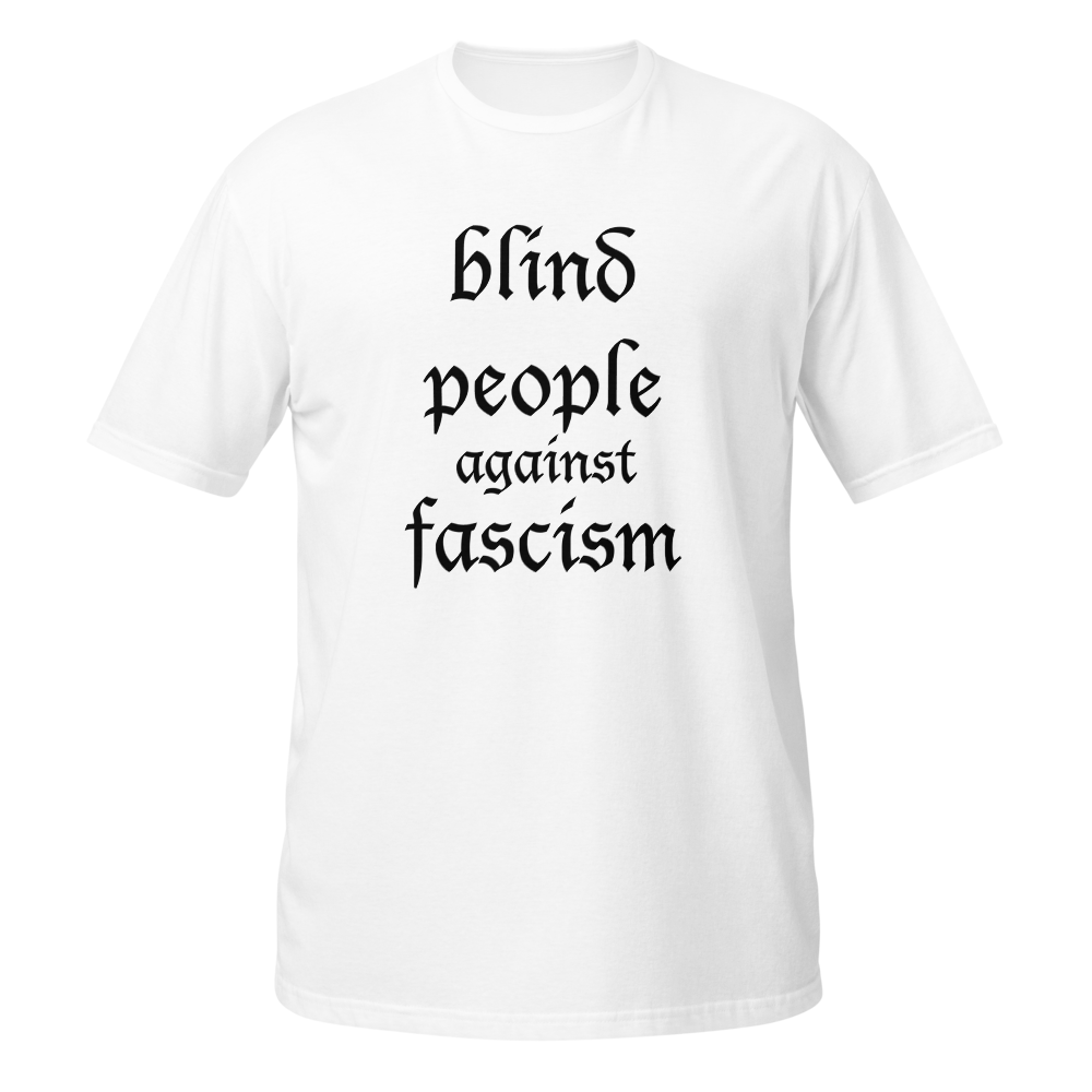 blind people against fascism