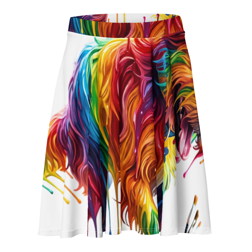 All-Over Print Skater Skirt
