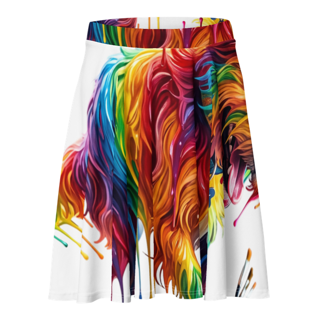 All-Over Print Skater Skirt