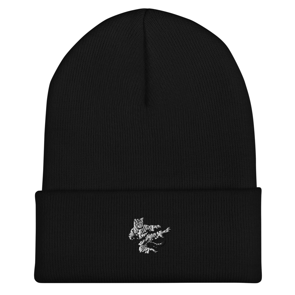 Kungfu Cat - CuffedBeanie