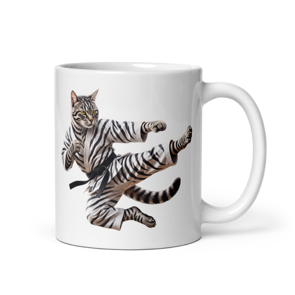 Kungfu Cat - GlossyMug