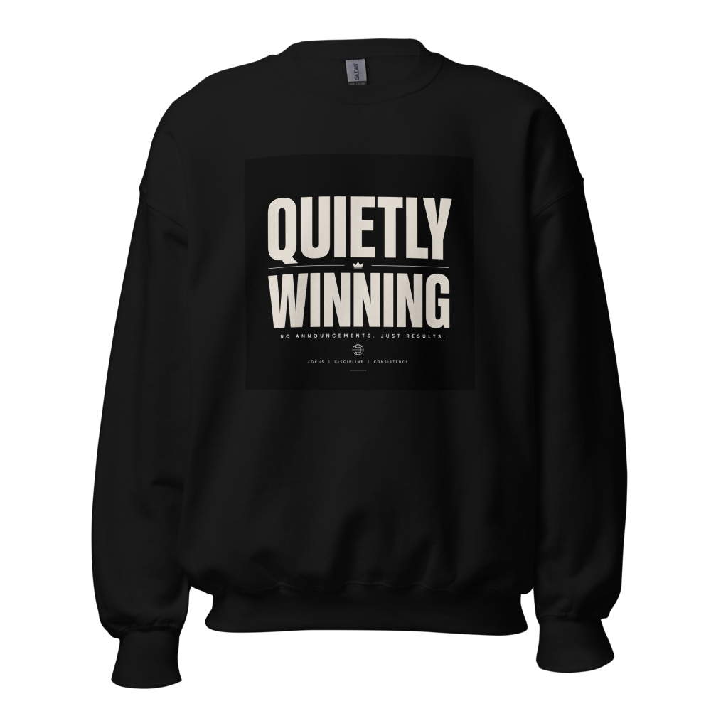 Quietly Winning Motivational Wall Art - Minimalist