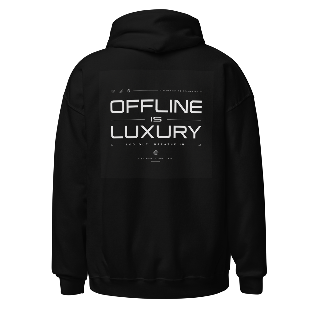 Offline Is Luxury - Minimalist Streetwear Graphic 