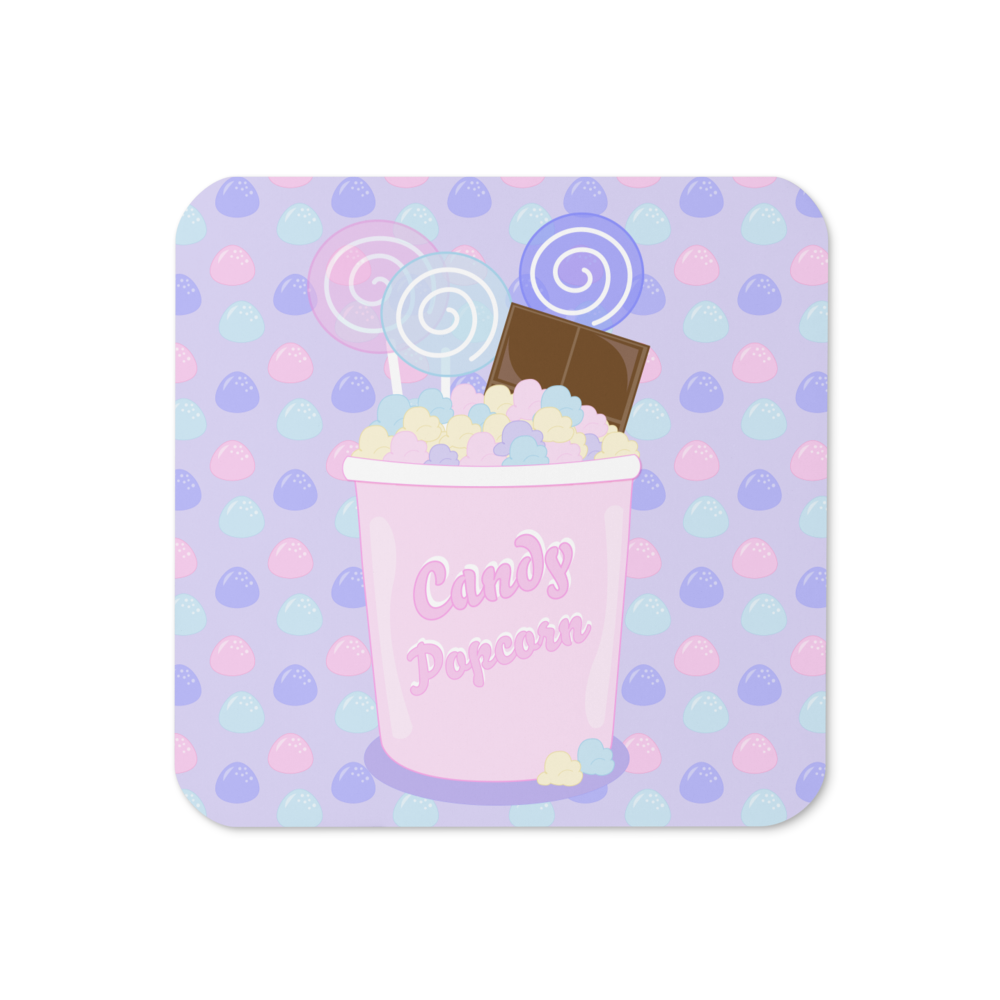 Candy Popcorn Coaster