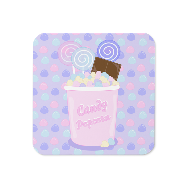 Candy Popcorn Coaster