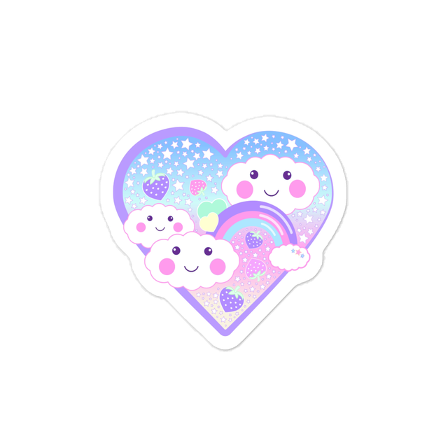 Starry Heart Sticker