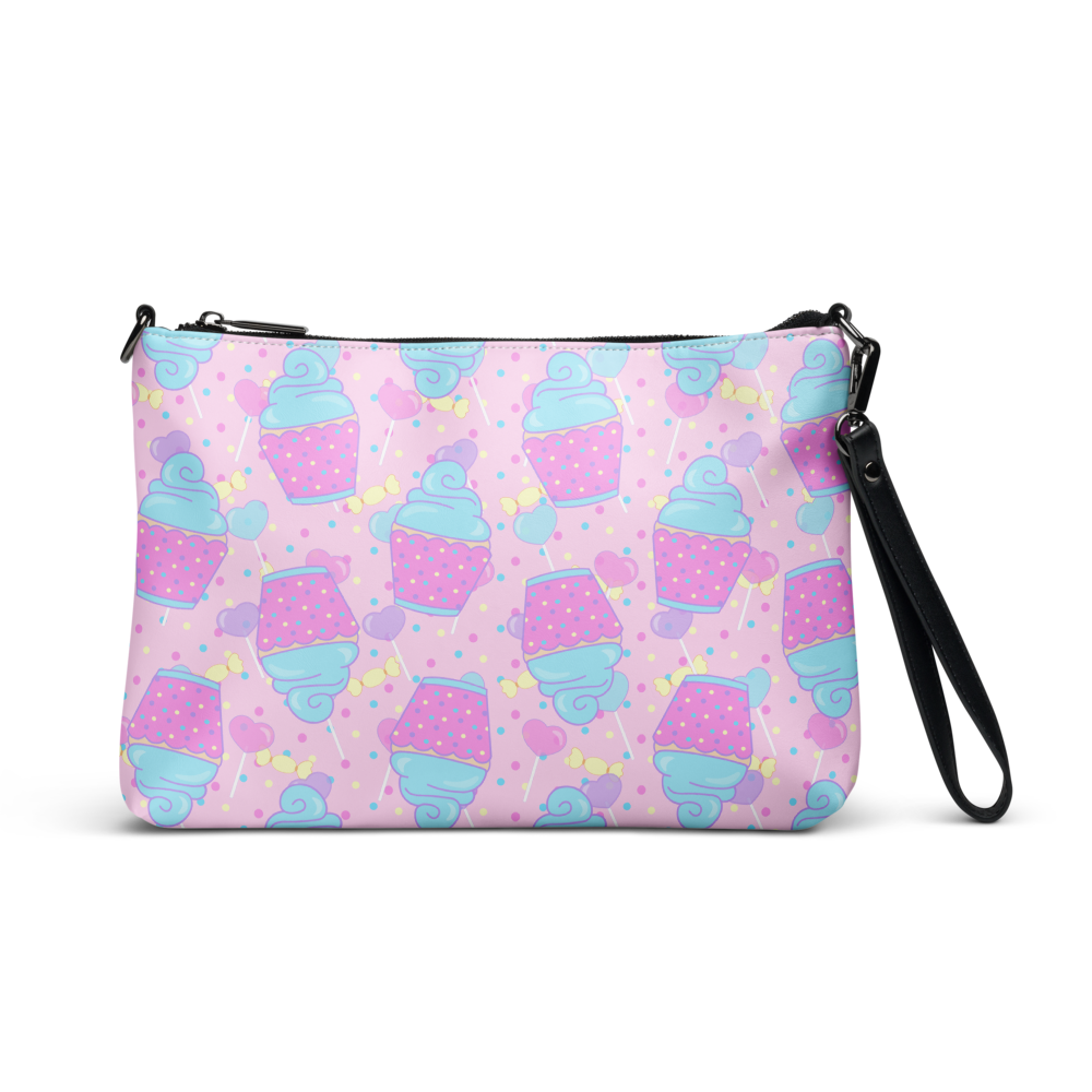 Lollipop Hearts and Cupcakes Crossbody Bag