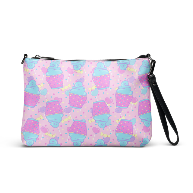 Lollipop Hearts and Cupcakes Crossbody Bag