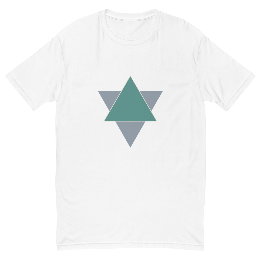 Geometric Star Men's Fitted T-Shirt