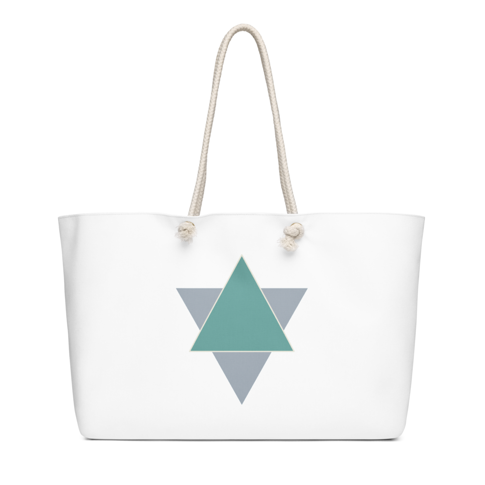 Geometric Star Weekender Bag