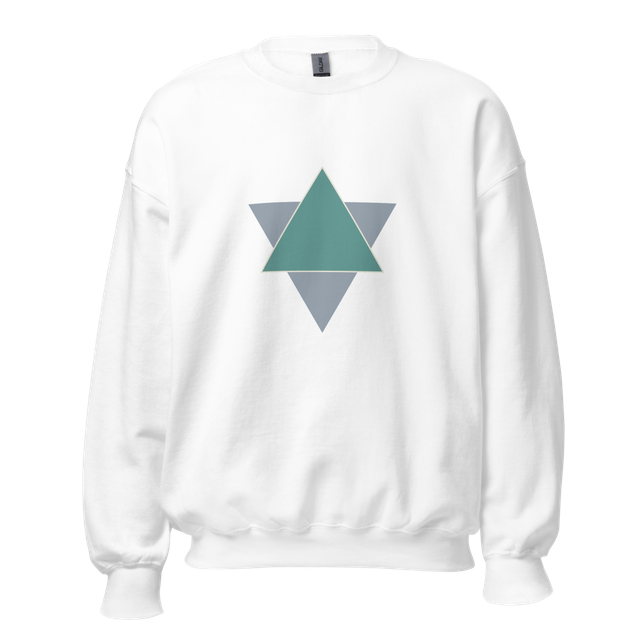 Geometric Star Unisex Crew Neck Sweatshirt