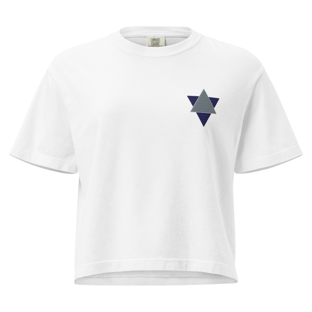 Geometric Star Women's Heavyweight Boxy T-Shirt